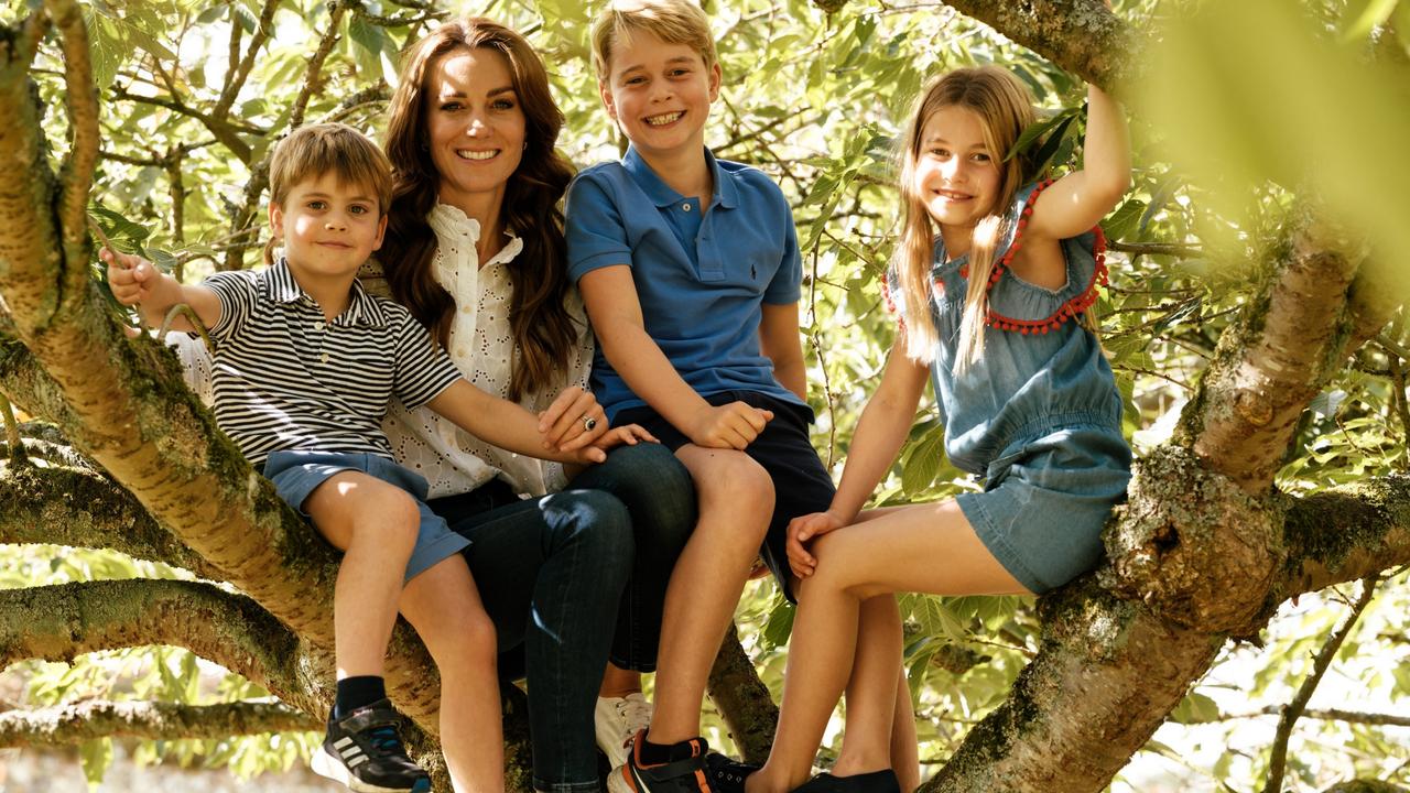 Kate wants her children to have normal childhoods. Picture: Matt Porteous/Kensington Royal/Twitter