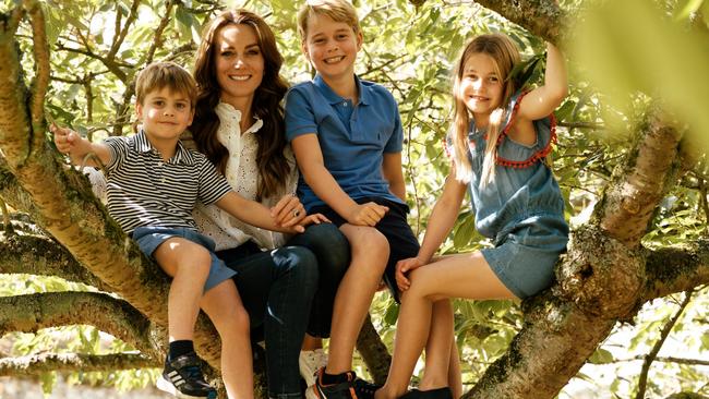 Kate wants her children to have normal childhoods. Picture: Matt Porteous/Kensington Royal/Twitter