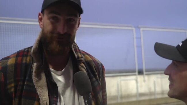 Power AFL star Charlie Dixon behind the wheel at The Bend