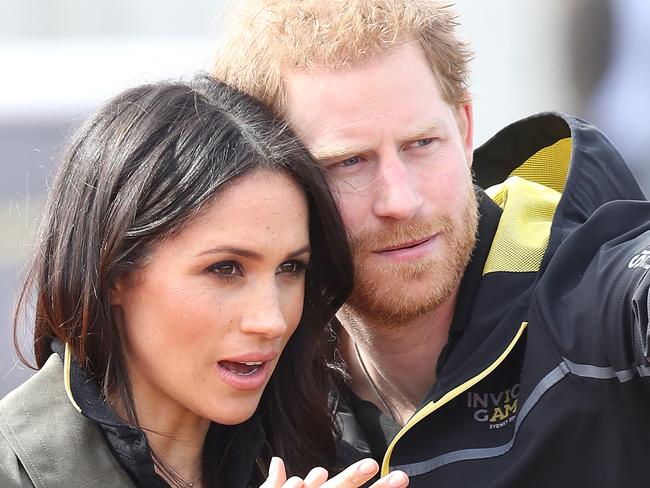 Meghan Markle and Prince Harry attending the UK Team Trials for the Invictus Games Sydney 2018 at the University of Bath Sports Training Village earlier this year. Picture: Chris Jackson/Getty Images