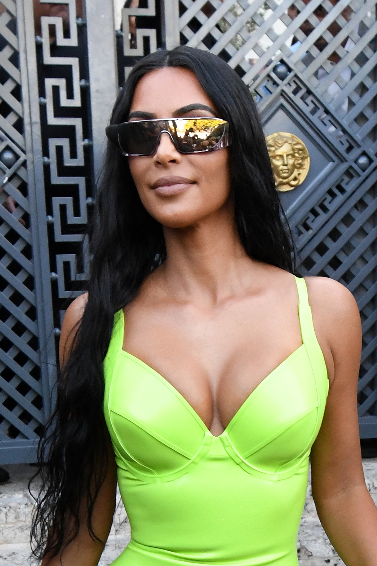 WornOnTV: Kim's green sleeveless tank top on Keeping Up with the  Kardashians, Kim Kardashian