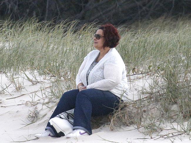 Adam Wittington’s mother Georgina at the Sunday Night shoot. Picture: Nathan Richter/INFphoto