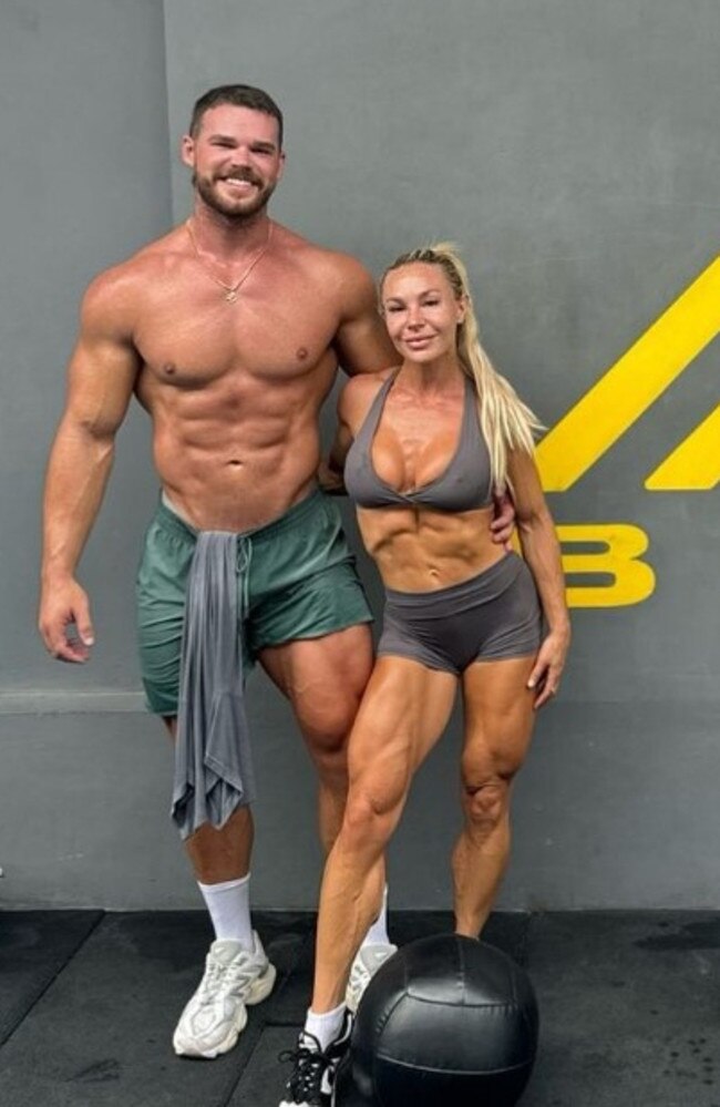 Bodybuilders and business owners Koben Moore and Hattie Boydle have been charged with possessing and supplying dangerous drugs. Picture: Instagram