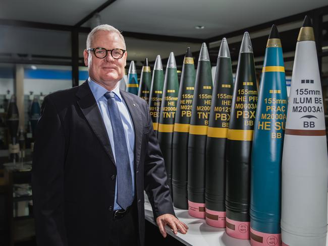 NIOA Australia-New Zealand CEO Ben James says allied defence industry co-production for guided weapons and priority munitions such as the in-demand 155mm artillery round is crucial to the success of AUKUS