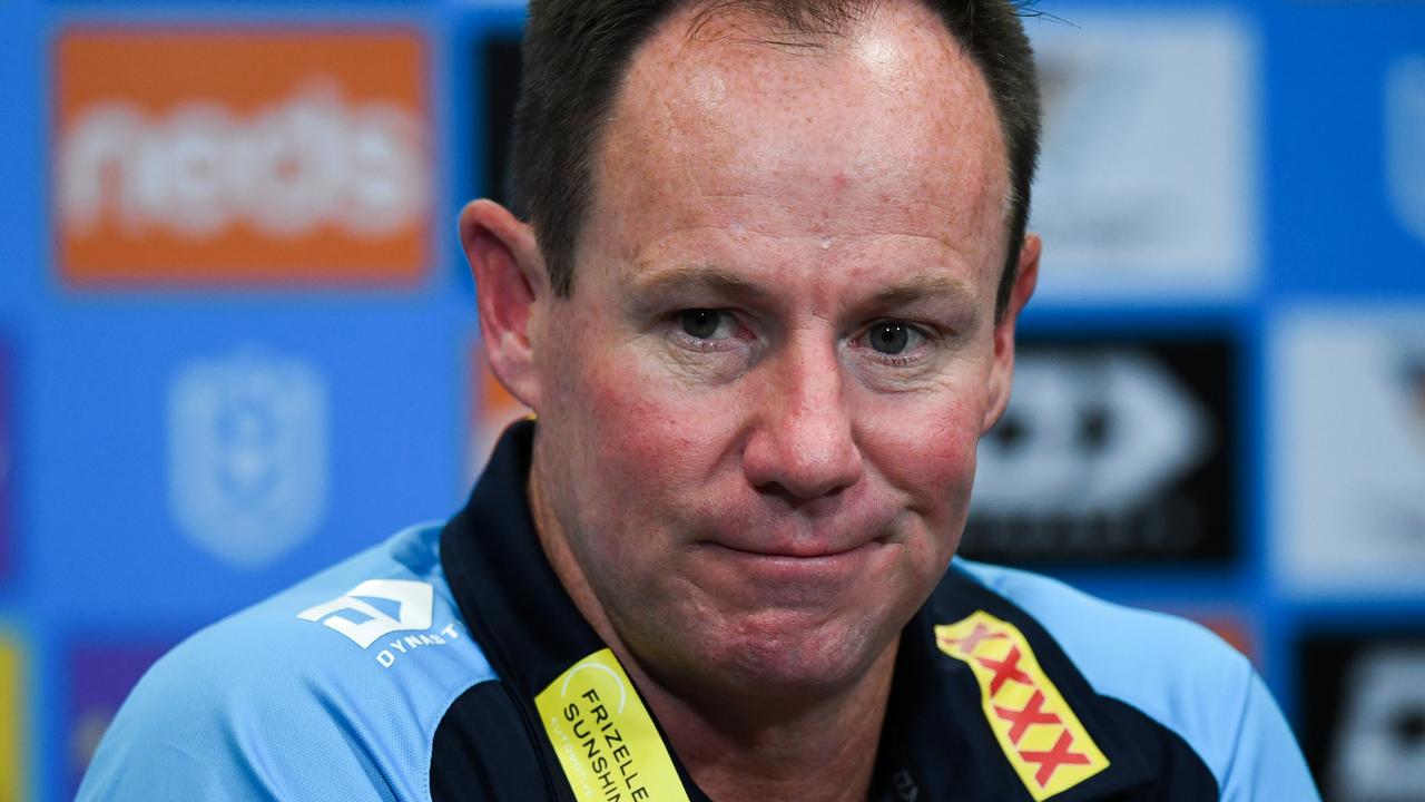 Titans coach Justin Holbrook is under pressure to retain his job. Picture: NRL Photos