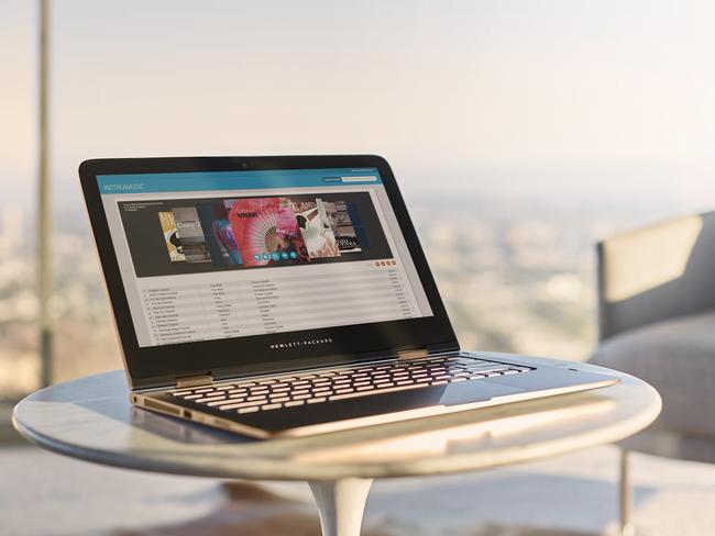 The limited edition rose gold HP x360 with Bang & Olufsen speakers has both a stylish look and a versatility with a 360 degree hinge that lets you prop up the laptop in tent mode or fold it flat to use it as a tablet.