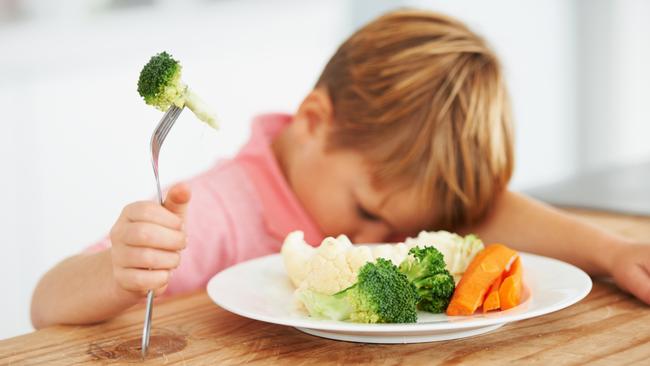 Getting kids to eat vegetables is a constant struggle. Picture: iStock