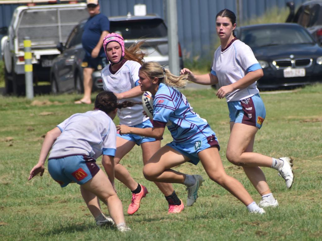 CQ Capras under-17 girls intra-squad trial game at Kettle Park, Rockhampton, on January 19, 2025.