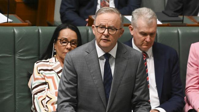 When Anthony Albanese was asked in his own party room about the fears of religious schools being denied the existing right to preference teachers in employment who share the same faith and ethos of the school he said Labor had supported the position “for a long time”. Picture: Getty Images