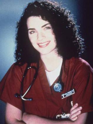 Julianna Margulies in her ER scrubs. Picture: Supplied