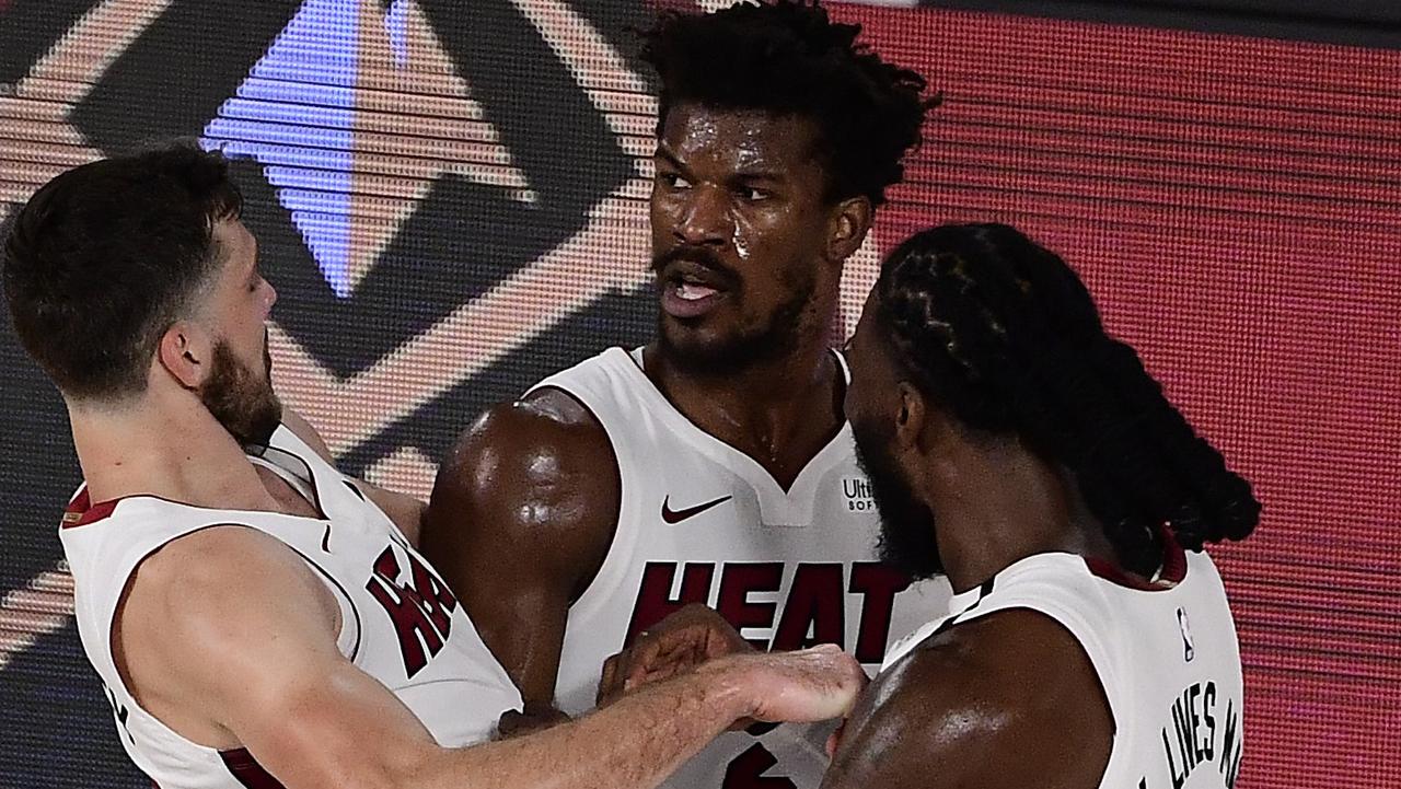 Miami Heat beat Boston in OT.