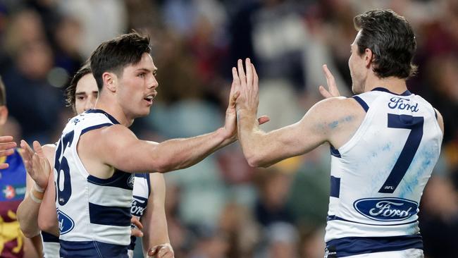 The Cats have some work to do. Picture: Russell Freeman/AFL Photos