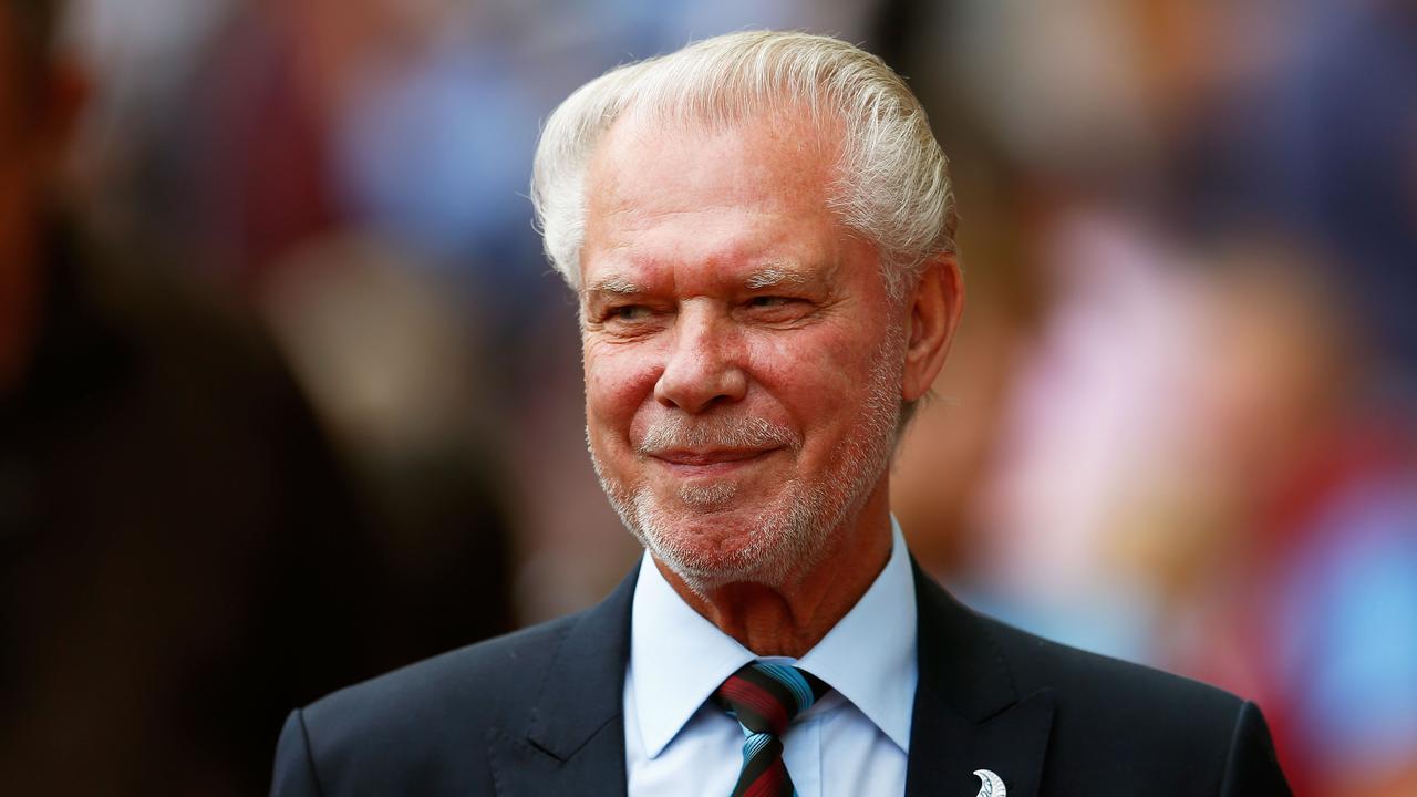 West Ham United co-chairman David Gold has died at the age of 86. (Photo by Julian Finney/Getty Images)
