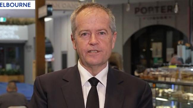 Bill Shorten has defended Anthony Albanese. Picture: Today/Nine News