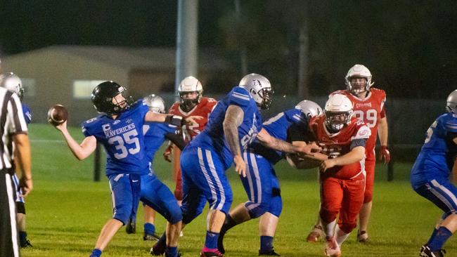 Mackay Gridiron vs Townsville Cyclones at West Tiger Park Walkerston. Saturday 20 January 2024 Picture:Michaela Harlow