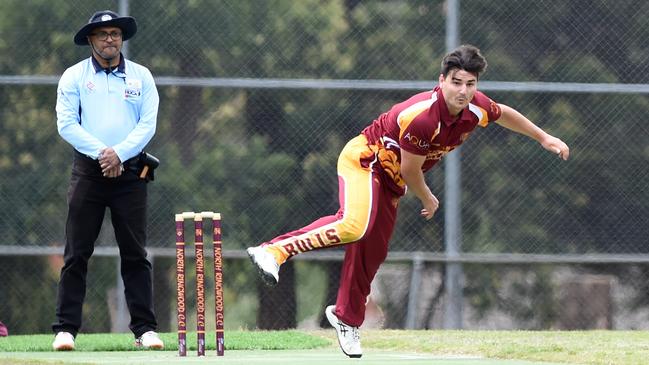 RDCA: Brendan Leis in action for North Ringwood. Picture: Steve Tanner