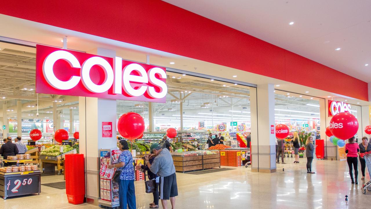 Amid countless business closures, supermarkets are ‘essential businesses’ still in operation. Picture: Coles