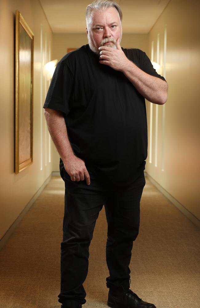 Kyle Sandilands in Sydney. Picture: Richard Dobson