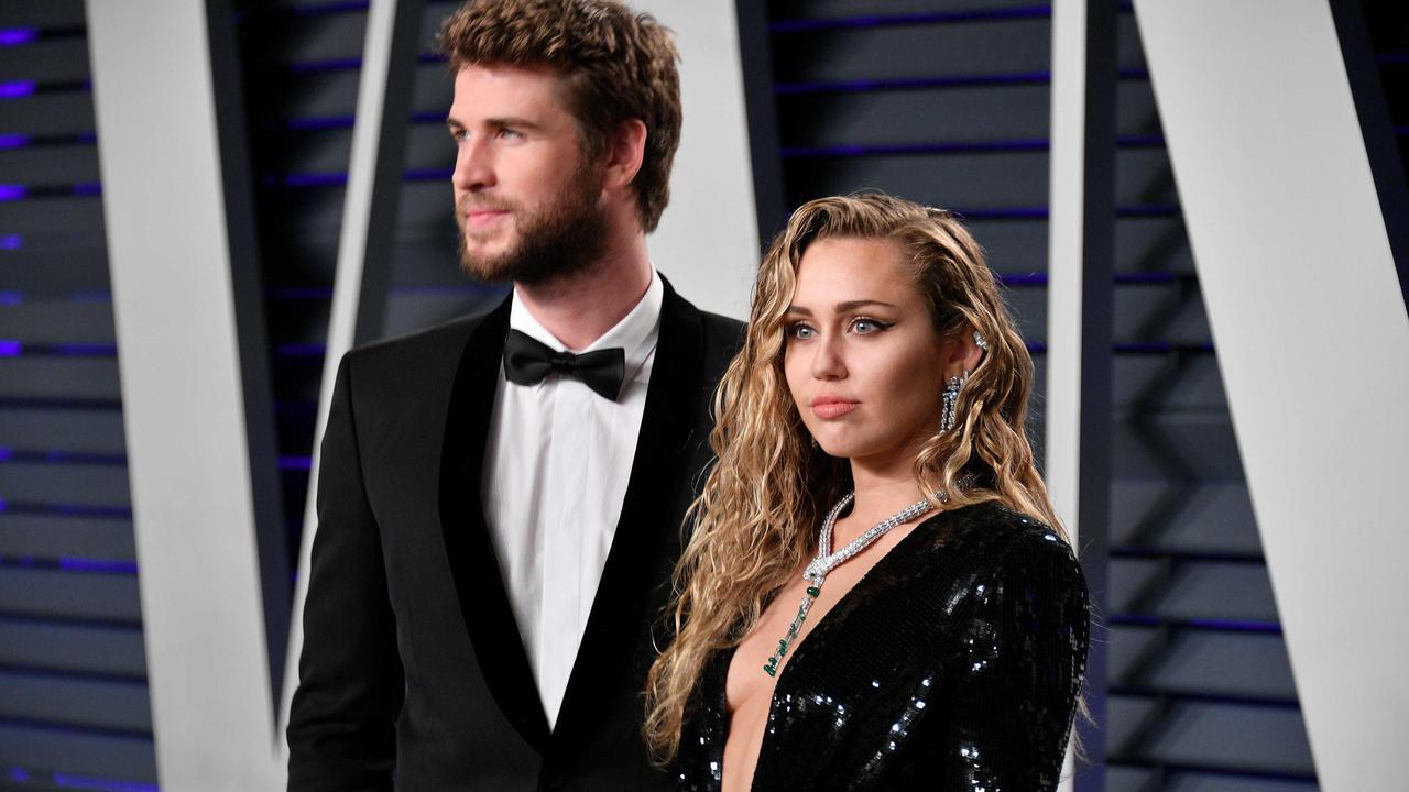 Miley and Liam went through a very public divorce. Picture: AFP