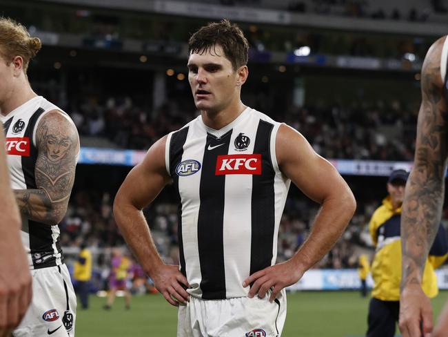 The Magpies were flattened by the Saints. Picture: Darrian Traynor/Getty Images