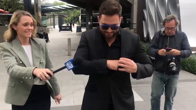 RAW: MAFS star Daniel Philip Webb leaves Brisbane court