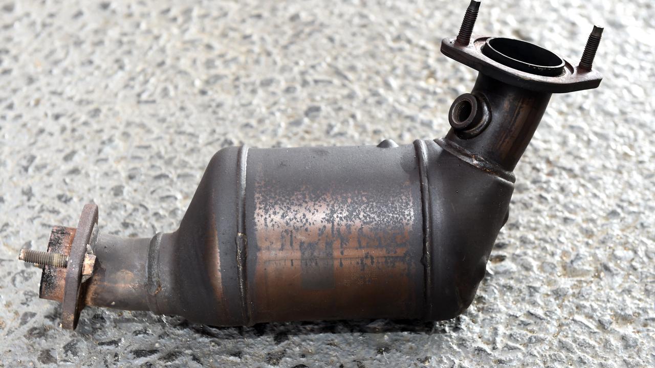 A catalytic converter is quick cash for thieves. Photo: David Smith.