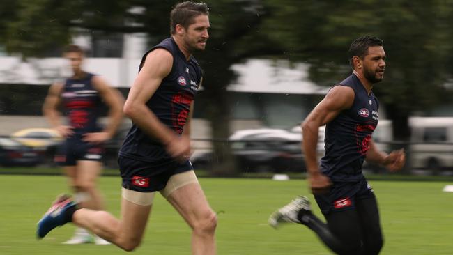 Jesse Hogan returns from suspension against Richmond. Picture: Wayne Ludbey