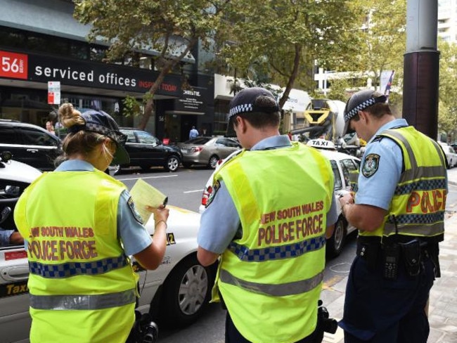 Police have carried out operations against the illegally-parked cabs in the past.