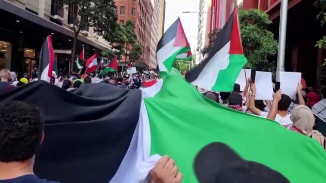 Thousands join pro-Palestine march in Sydney