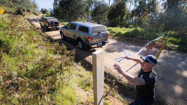 Police say the landscape is dangerous and difficult. Picture: Jason Edwards