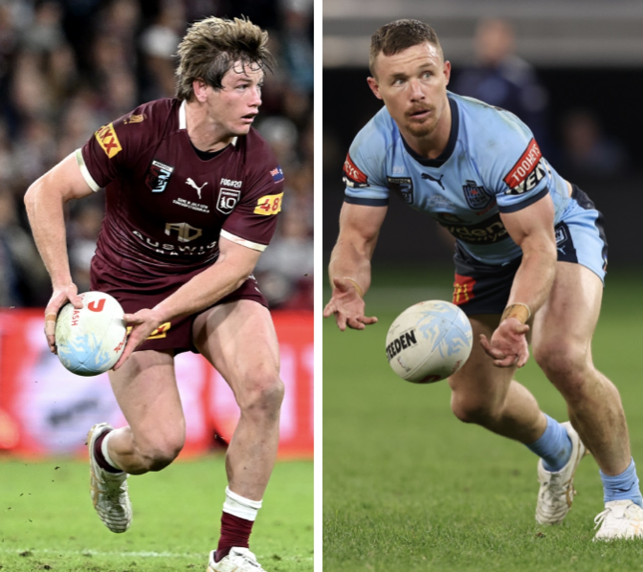 Harry Grant and Damien Cook are names mentioned by Kangaroos coach Mal Meninga as possible candidates for the nine jersey at the Rugby League World Cup later this year.