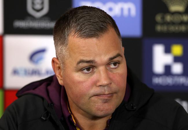 Broncos coach Anthony Seibold. Picture: Mark Kolbe/Getty Images