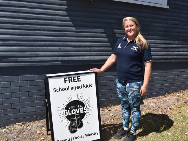 Hayley Brown, Founder of Gospel Gloves, wants to provide help to kids through boxing.