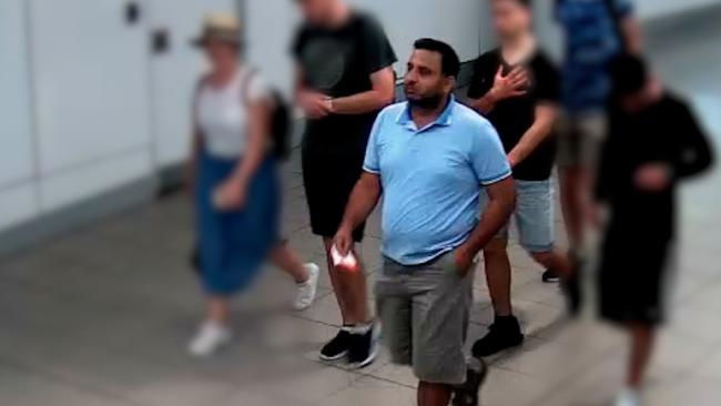 Rajwinder Singh at Sydney Airport before boarding a flight for India on October 23, 2018. Picture: Queensland Police