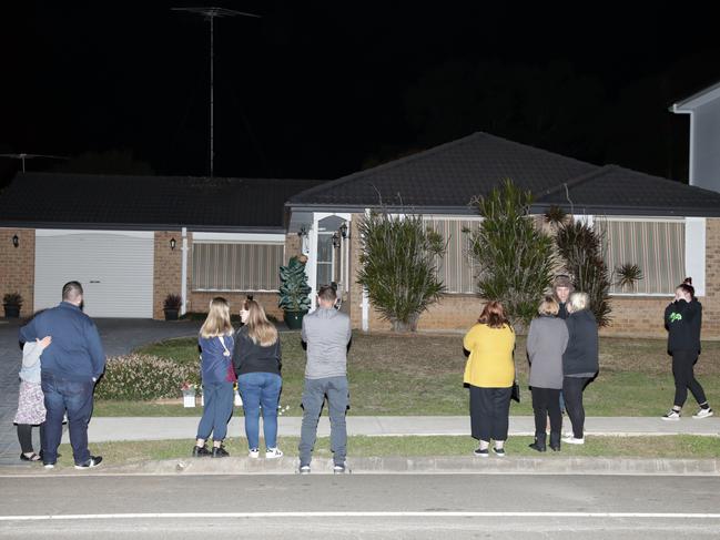 A vigil in memory of Rita Camilleri after she was killed in a frenzied attack. Picture: Christian Gilles