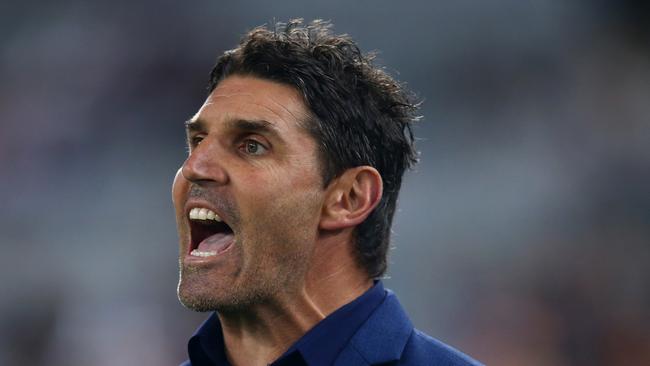 Bulldogs coach Trent Barrett’s decision to move on had already been decided. Picture: Jason McCawley/Getty