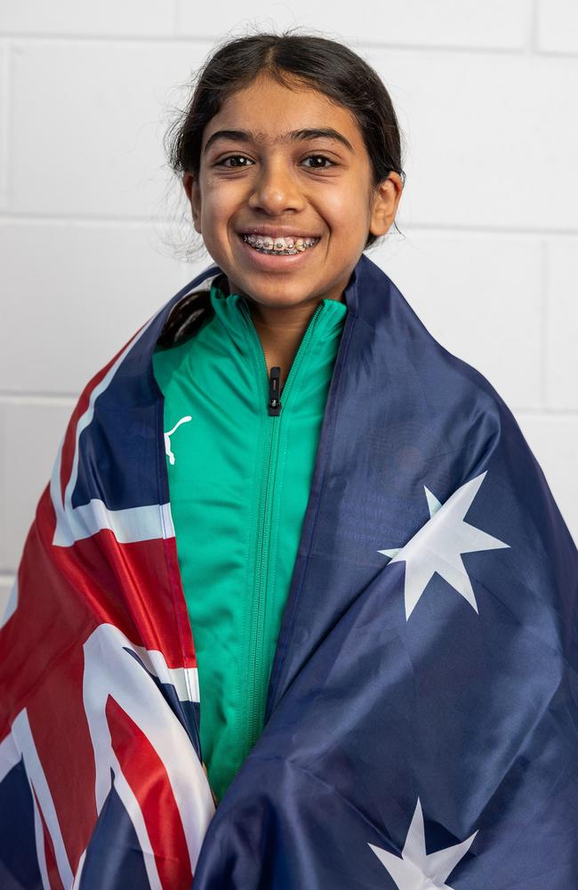 Sunshine Coast karate talent Na'ila Khan. Picture: Matt Craven.