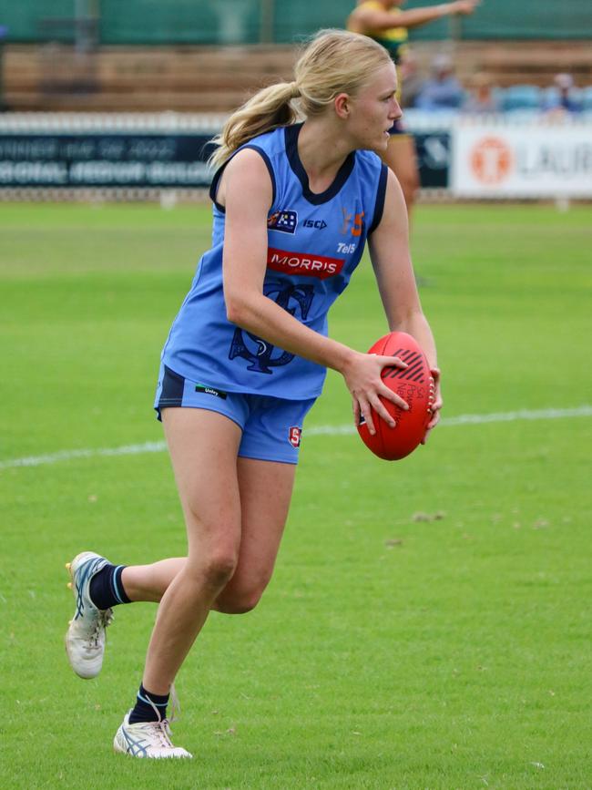 Monique Bessen playing for Sturt Football Club. Picture: Supplied