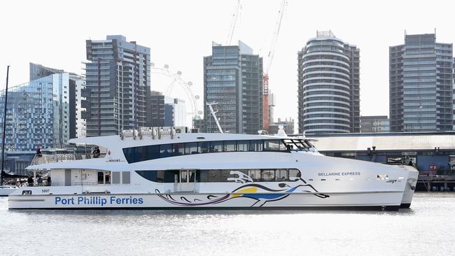 The State Government has announced a three-year trial of a daily ferry service between Geelong and Melbourne. Picture: Lawrence Pinder