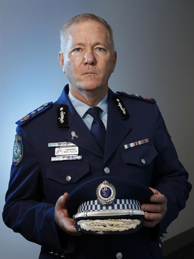 Retiring … NSW top cop Mick Fuller. Picture: Toby Zerna