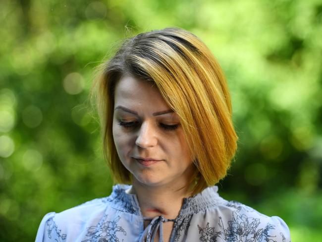 Yulia Skripal, has said that she wants to return to Russia. Picture: AFP/Dylan Martinez