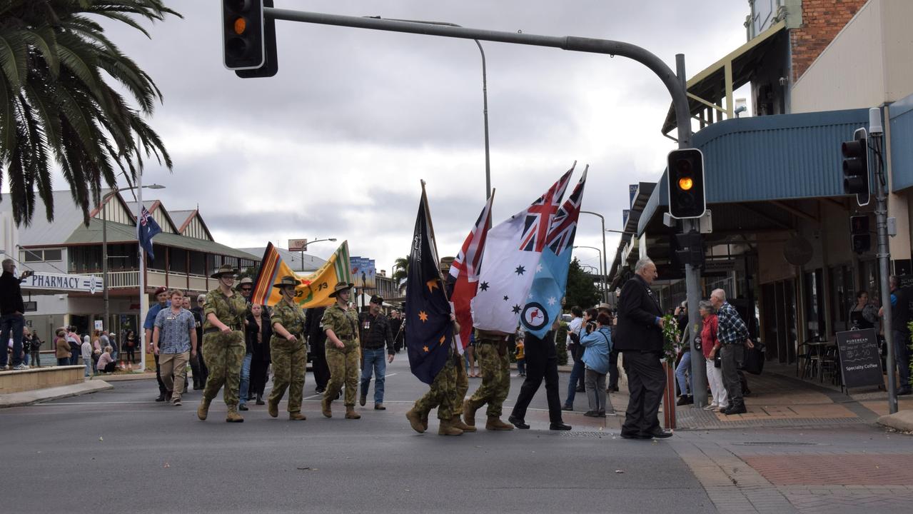 Dalby and surrounds come together for touching tribute on Anzac Day 2022 Picture: Emily Devon