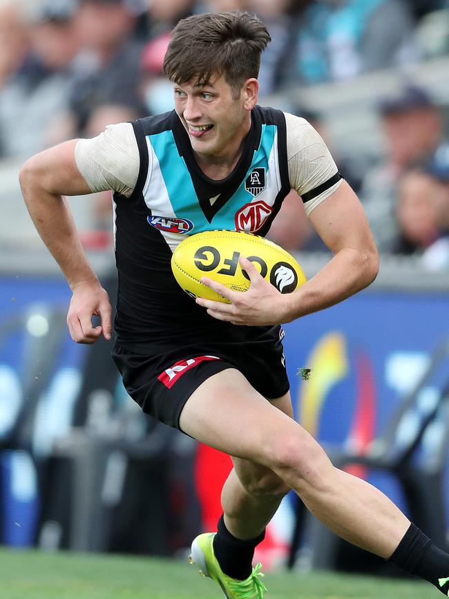 Butters during his remarkable 36 possession game. Picture: Getty Images