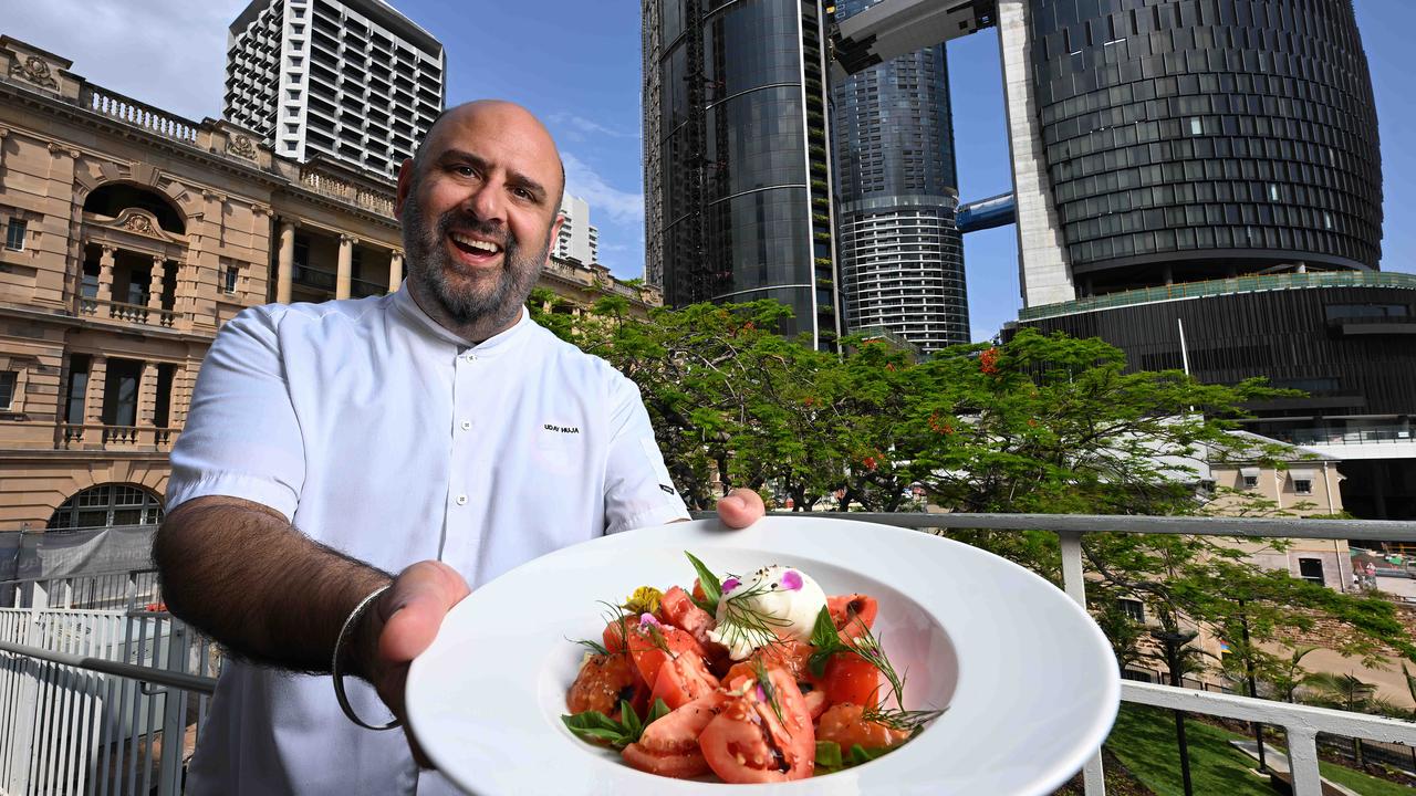 Chef Uday Huja reveals his big plans for Queens Wharf as new culinary director of the $3.6m leisure destination. Picture: Lyndon Mechielsen