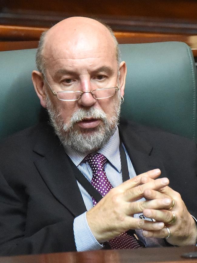 Don Nardella has been forced to quit from the parliamentary Labor Party in disgrace. Picture: Nicole Garmston