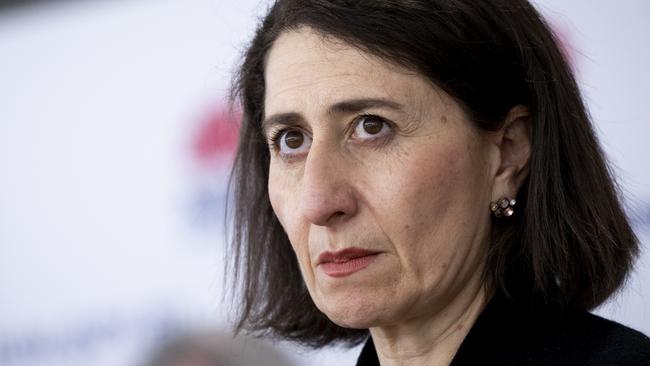 NSW Premier Gladys Berejiklian in Sydney on Thursday. Picture: Getty Images