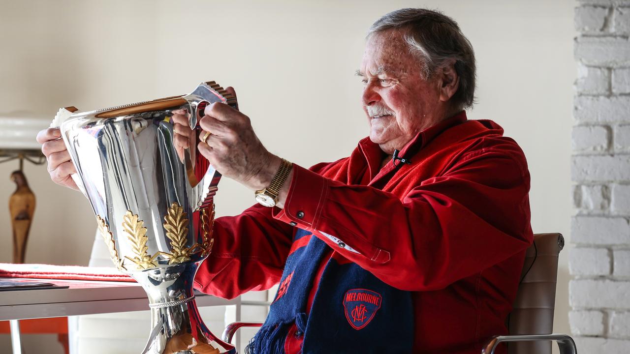 Melbourne legend Ron Barassi. Picture: David Caird