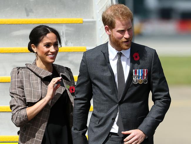 Harry and Meghan will first attend a traditional welcome ceremony. Picture: Hagen Hopkins/Getty Images