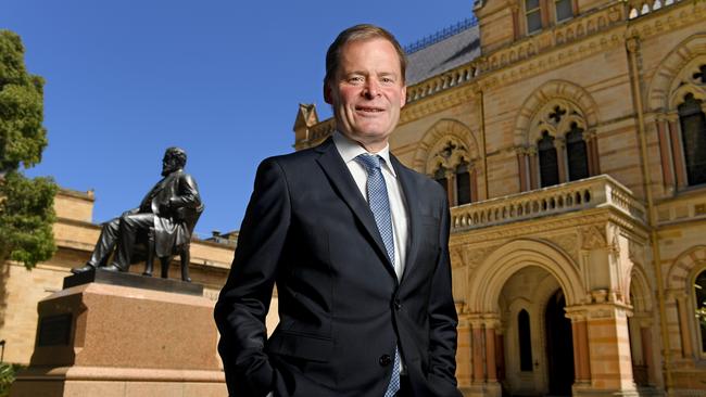 Former Adelaide University vice-chancellor Peter Rathjen. Photo Naomi Jellicoe