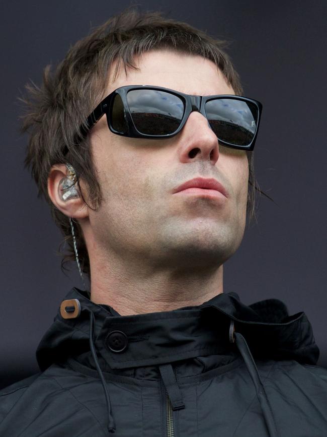 Liam Gallagher on stage with Beady Eye at the Glastonbury Festival in May 2017. Picture: Andrew Cowie / AFP